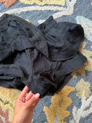 Aerie Rock 'n' Ruffle Skort in Black Size XS Coastal Resortwear Vacation thumbnail 4