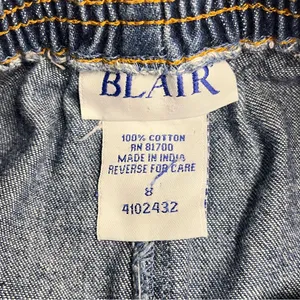 Imperfect vintage y2k 90s jeans cotton denim pull on stretchy waist‎ pockets thumbnail 13