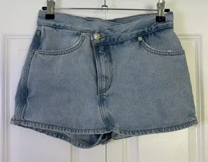ZARA Classic Blue Denim Women's Skort thumbnail 1