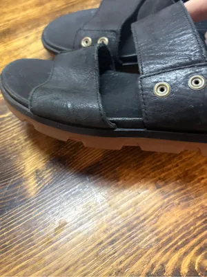 Sorel black sandals size 9 thumbnail 4