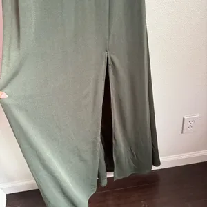 Birdy Grey Benny Tie Back Maxi Dress Crepe Sea Glass Green thumbnail 7