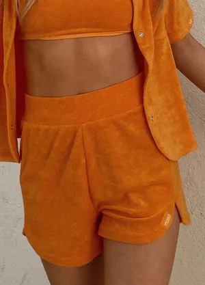 Tangerine Cabana Terry Short -  (worn Once) thumbnail 3