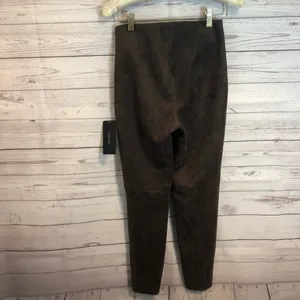 NWT Zara Suede Brown Skinny Pant thumbnail 6