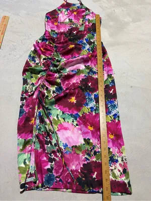 Parker black revolve Selena Floral Midi Dress pink 0 thumbnail 7