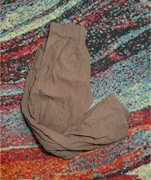 Brown Linen pants Size M thumbnail 2
