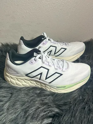 New Balance Fresh Foam 680v8 White Grey Matter Taro Women's Sz 9 Men 7.5 thumbnail 7