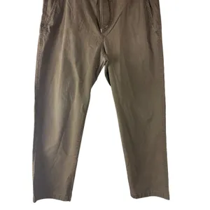 H&M Relaxed Pants Women XL Brown Mid Everyday Earthy‎ Tapered Utility Gorpcore thumbnail 9