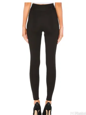 LPA High Waisted Belted Leggings Small Black Party Going Out City Chic Minimal thumbnail 6