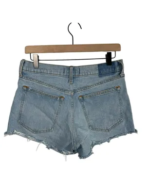 Abercrombie & Fitch‎ The Mom Short High Rise Denim Cutoff Shorts Size 28 / 6 thumbnail 4