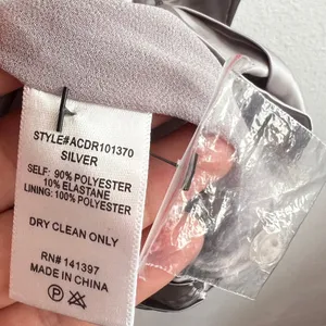 Revolve Silver Satin Mini Dress Sz XS‎ Party Cocktail Cut Out thumbnail 5