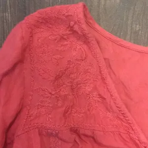 Billabong Hi-low boho flowy embroidered peasant blouse thumbnail 3