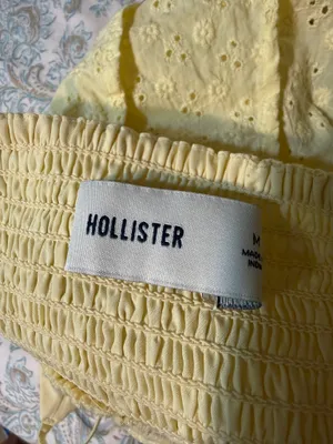 Hollister Yellow Babydoll Top thumbnail 3