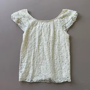 Y2K Era Olivia Blu Scoop Neck Lace Top thumbnail 2