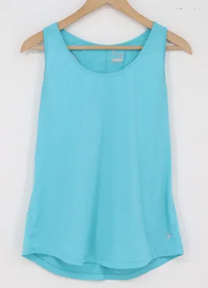 Old Navy Tank Top Womens M Active Aqua Blue Racerback Semi-Fitted Excellent thumbnail 1