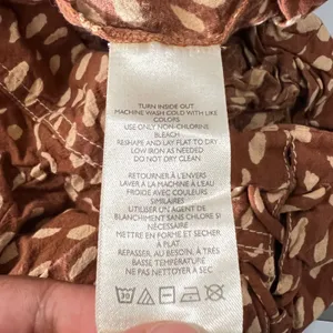 1040 | Urban‎ Outfitters Boho Animal Print High Waisted Cotton Shorts Brown XS thumbnail 5