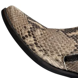 Free People Leather Ankle Boots Snakeskin Size 7 thumbnail 5