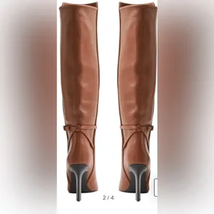 Reiss Caitlin Knee High‎ Boot (Women) - Tan - Size 40 - NWT - Gorgeous thumbnail 2