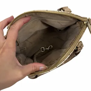 Brahmin Duxie Melbourne Leather Satchel Bag Crossbody Bag Tan thumbnail 13