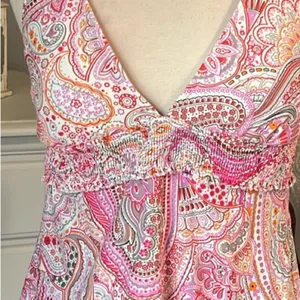 Liz Claiborne Pink Paisley Tankini thumbnail 3