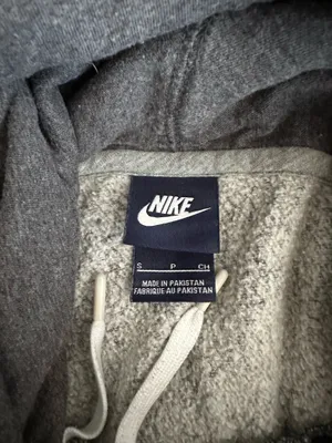 Grey Nike Cowl Neck Hoodie thumbnail 3