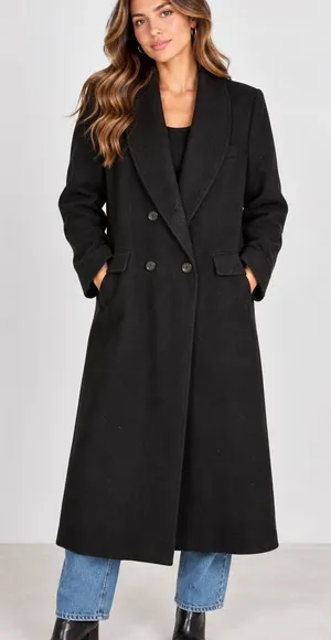 Vintage CityLife‎ Wool Full Length Coat Size 12 thumbnail 1