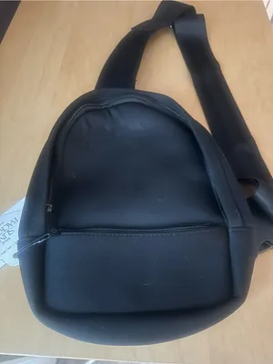 Sling Backpack Black Lightweight NWT thumbnail 1