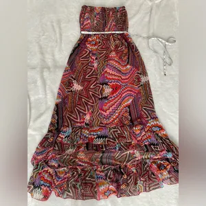 Fun & Flirt Bohemian Hi-Low Maxi Dress Size Medium. thumbnail 8