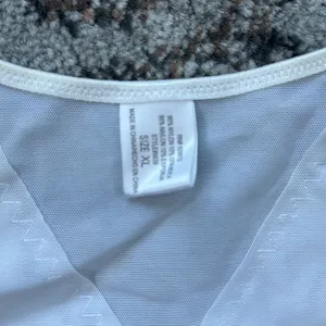 Vintage Mesh Corset Top White XL thumbnail 3