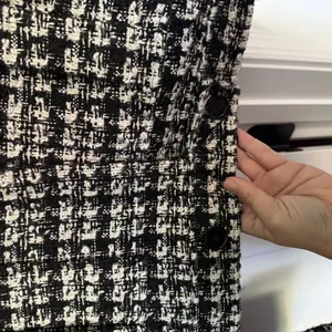 ANINE BING Adrianna jacket Black Plaid cropped pockets‎ coat thumbnail 5