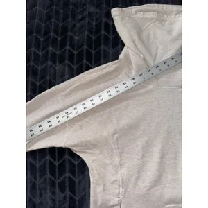 Lululemon Rest Day Pullover Light Pink Cowl Neck Zip Pockets Long Sleeve Size 6 thumbnail 8
