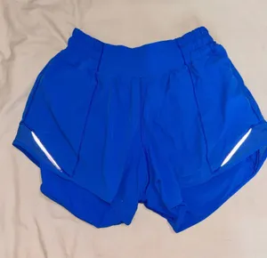 Lululemon Blue Hotty Hot Shorts 4" thumbnail 1