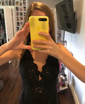 Sherri Hill Black Dress thumbnail 2