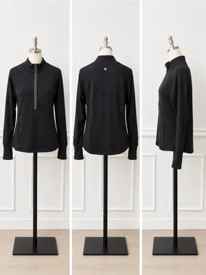 90 Degrees by Reflex | EUC Black Half-Zip Active Pullover (size M) thumbnail 3