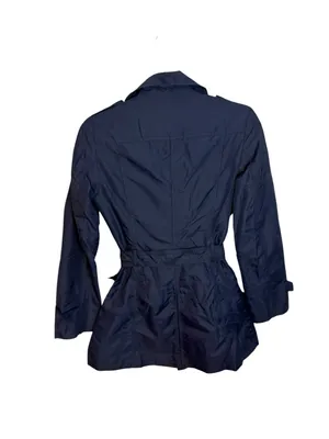 MNG Suit Y2K Navy Blue Raincoat Size XS thumbnail 2