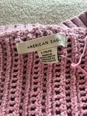 Pink American Eagle Sweater Cardigan thumbnail 2