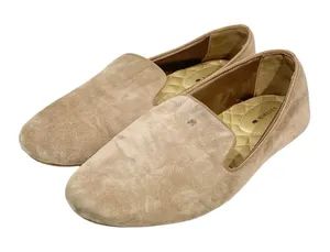 Birdies Shoes‎ Size 8 Womens Beige The Starling Loafer Flats Slip On Suede thumbnail 1
