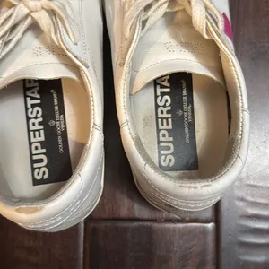 Golden Goose superstar‎ White / Pink leather women's sneakers size 35 thumbnail 5