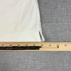Peck‎ & Peck Skirt Womens 8 White Twill Pencil Short Pockets Anthropologie thumbnail 4