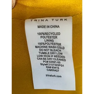 Trina Turk Yellow Floral Halter Maxi Dress Tiered Resort Boho Women’s Medium thumbnail 7