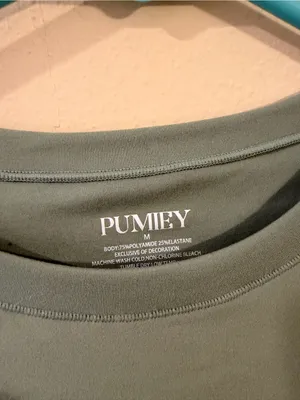 Women's Long Sleeve Crewneck Top in Sage Green thumbnail 3