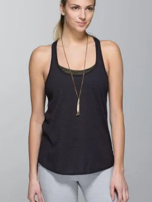 Lululemon 105 F Singlet (Seriously Light Luon) - Black - 4 thumbnail 1