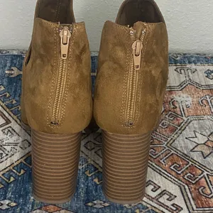 Zigi Girl Fall Brown Open Peep Toe Heel Boots Women’s Size 11M thumbnail 5