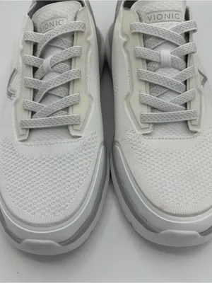 Vionic Hayward Neutral White‎ Knit Walking Sneakers women’s size 12 wide NEW thumbnail 2