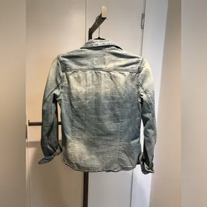 American Eagle Denim Button Down Shirt Size S thumbnail 6