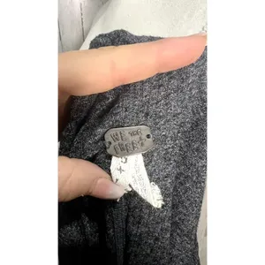 Free People‎ We The Free Londontown Thermal Top Gray Size Small Tunic Blouse thumbnail 7