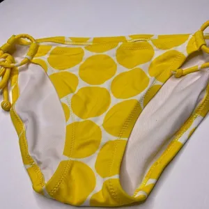 Victoria's Secret Yellow Polka Dot Bikini Bottom thumbnail 3