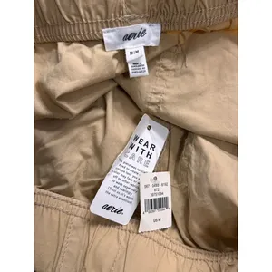 Aerie Avenue Cargo Pant Baggy NEW Khaki Medium Skater Pant Jogger 100% Cotton thumbnail 10