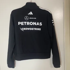 NEW Adidas Mercedes AMG Petronas Formula 1 Team Engineers Quarter Zip sweatshirt thumbnail 6