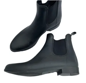 Sam Edelman Black Rubber Chelsea Rain Boots Womens 10 Waterproof Winter Fall thumbnail 1