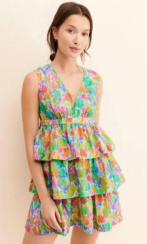 Floral Colorful Dress thumbnail 1